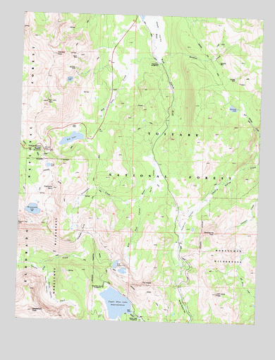 Carson Pass, CA USGS Topographic Map
