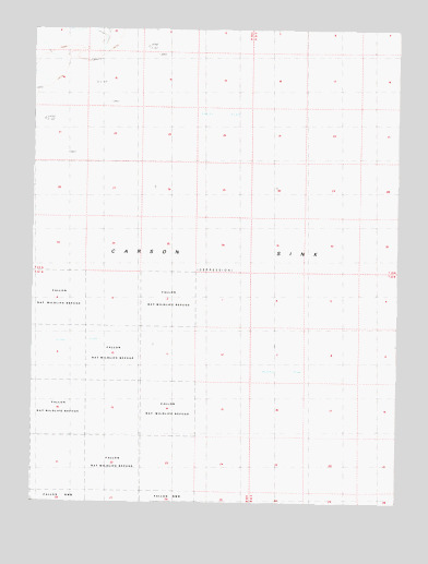 Carson Sink SE, NV USGS Topographic Map