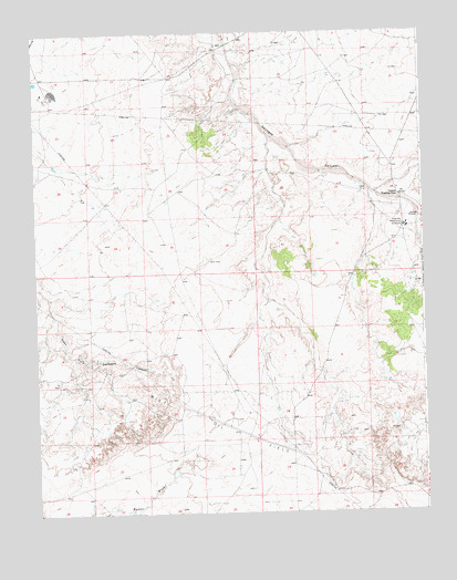 Carson Trading Post, NM USGS Topographic Map