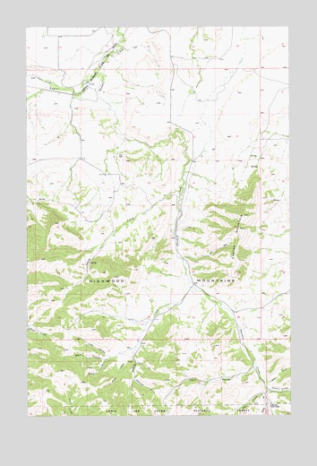 Carter Mountain, MT USGS Topographic Map
