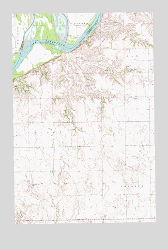 Cartwright NE, ND USGS Topographic Map