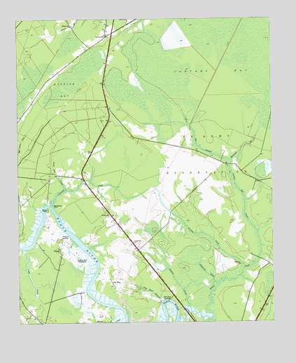 Carvers Bay, SC USGS Topographic Map