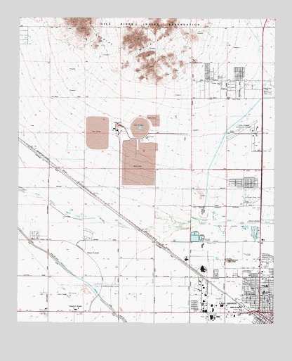 Casa Grande West, AZ USGS Topographic Map