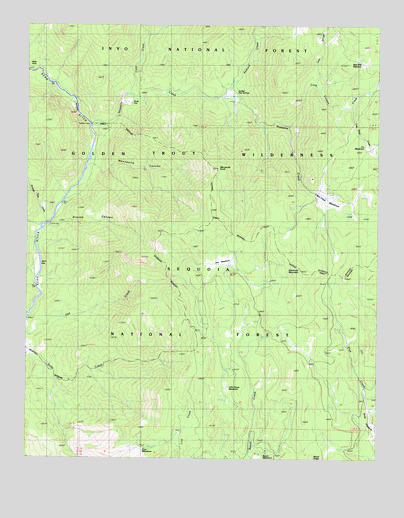 Casa Vieja Meadows, CA USGS Topographic Map