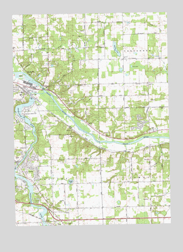 Cascade, MI USGS Topographic Map