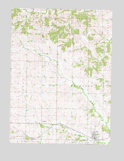 Casey, IA USGS Topographic Map
