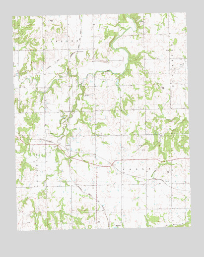 Casey, OK USGS Topographic Map