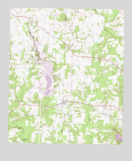 Cason, TX USGS Topographic Map