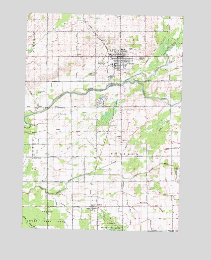 Cass City, MI USGS Topographic Map