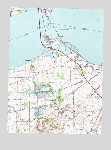 Castalia, OH USGS Topographic Map