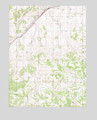 Castle Rock, UT USGS Topographic Map