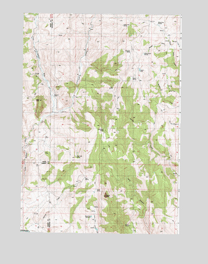 Castle Rock, OR USGS Topographic Map