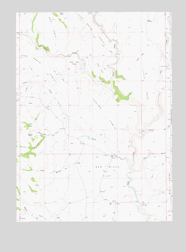 Castro Table, ID USGS Topographic Map