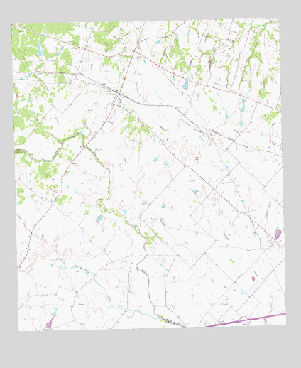 Cat Spring, TX USGS Topographic Map
