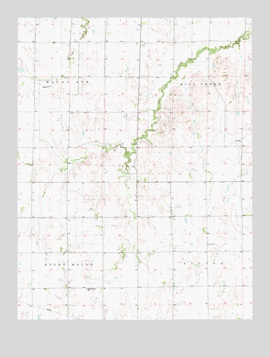 Alton SW, KS USGS Topographic Map