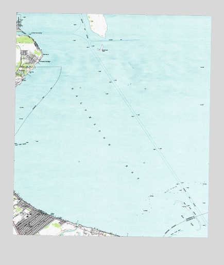 Bacliff, TX USGS Topographic Map