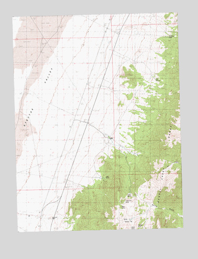 Cherry Spring, NV USGS Topographic Map