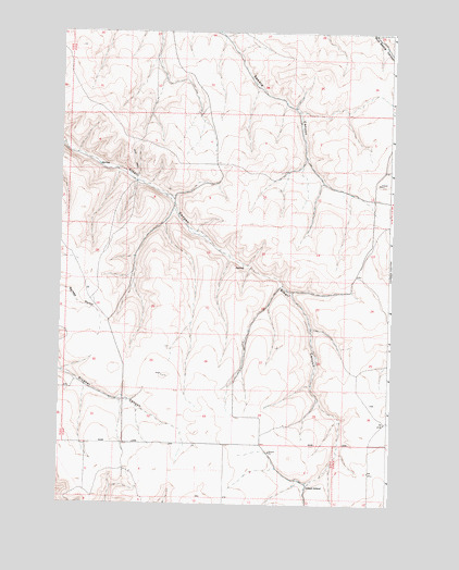 Echo SE, OR USGS Topographic Map