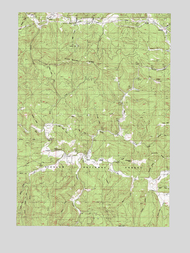 Harlan, OR USGS Topographic Map
