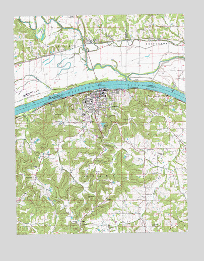 Hermann, MO USGS Topographic Map