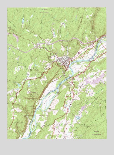 Milford, PA USGS Topographic Map