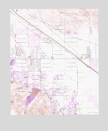Cathedral City, CA USGS Topographic Map