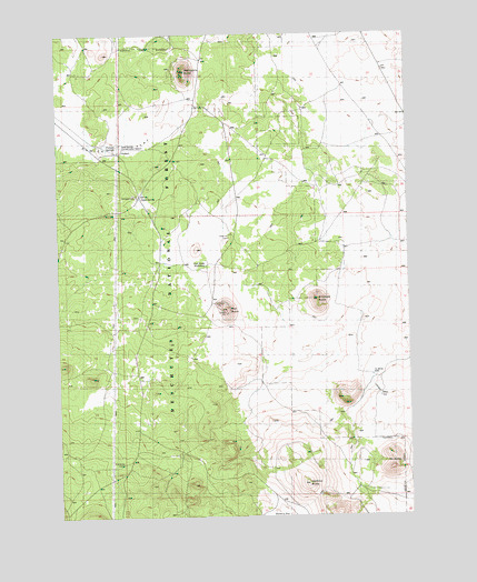 Plot Butte, OR USGS Topographic Map