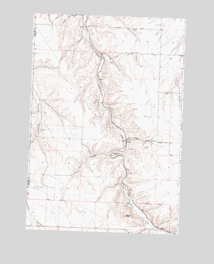Cecil, OR USGS Topographic Map