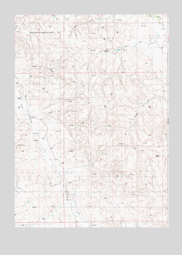 Cedar Draw, WY USGS Topographic Map