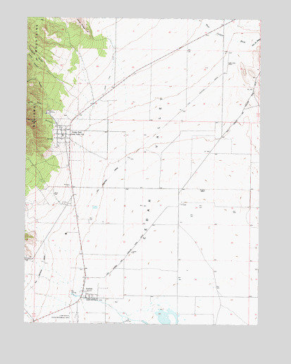Cedar Fort, UT USGS Topographic Map
