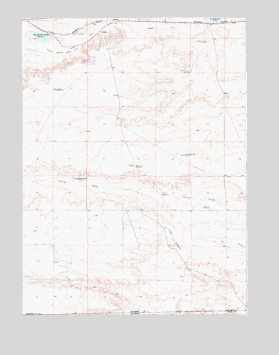 Altvan, WY USGS Topographic Map