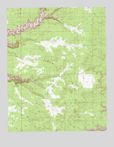 Cedar Mesa North, UT USGS Topographic Map