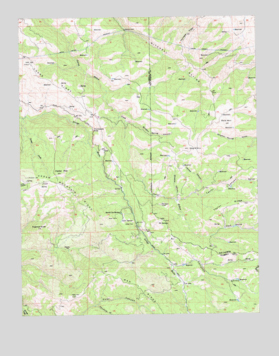 Cedar Mountain, CA USGS Topographic Map