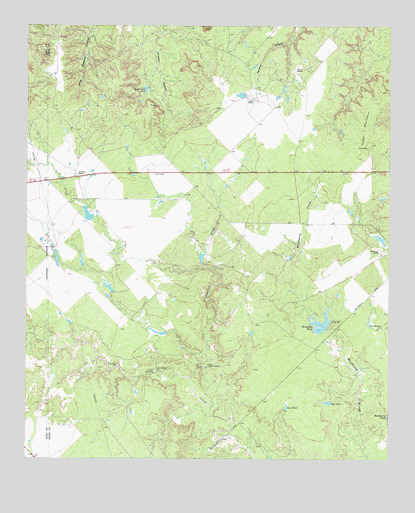 Cedar Mountain, TX USGS Topographic Map