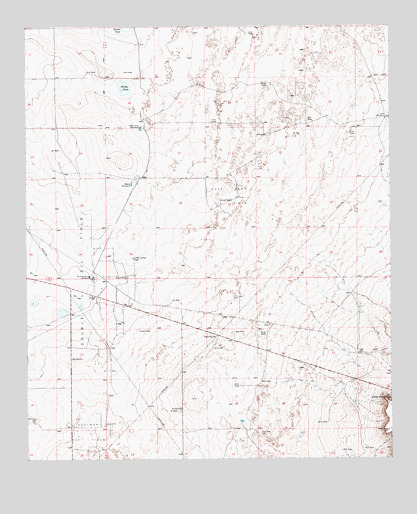 Cedar Point, NM USGS Topographic Map