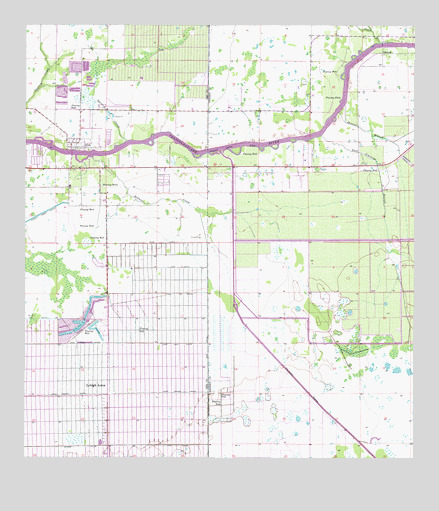 Alva, FL USGS Topographic Map
