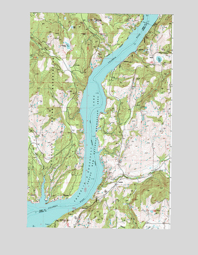 Cedonia, WA USGS Topographic Map