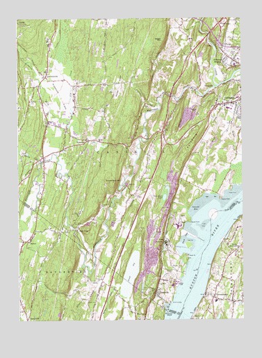 Cementon, NY USGS Topographic Map