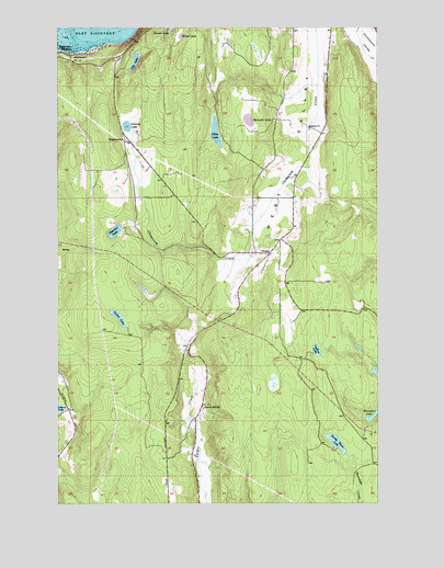 Center, WA USGS Topographic Map