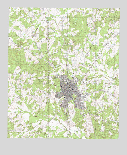 Center, TX USGS Topographic Map