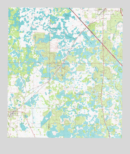Center Hill, FL USGS Topographic Map