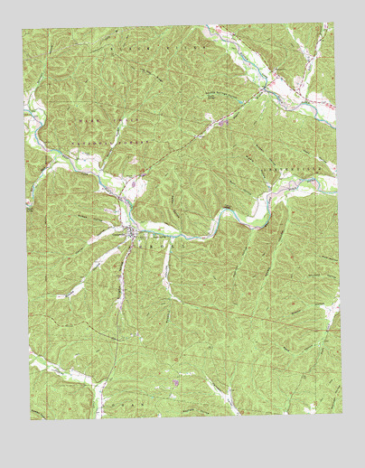Centerville, MO USGS Topographic Map