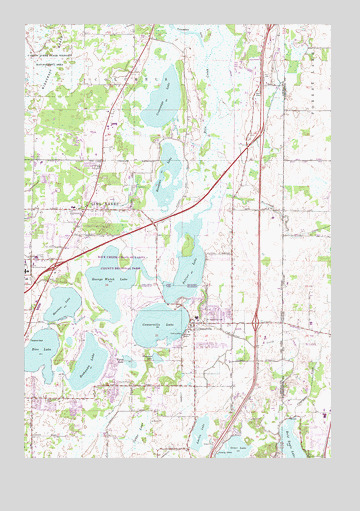 Centerville, MN USGS Topographic Map