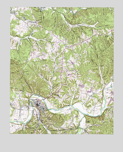 Centerville, TN USGS Topographic Map