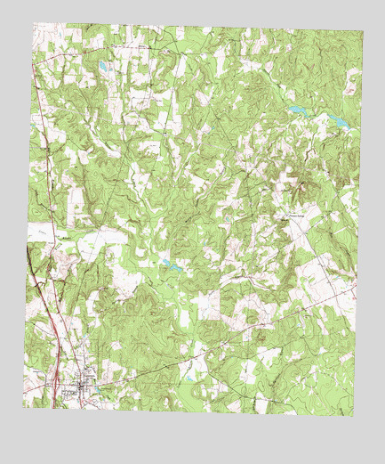 Centerville, TX USGS Topographic Map
