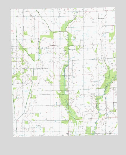 Central, AR USGS Topographic Map
