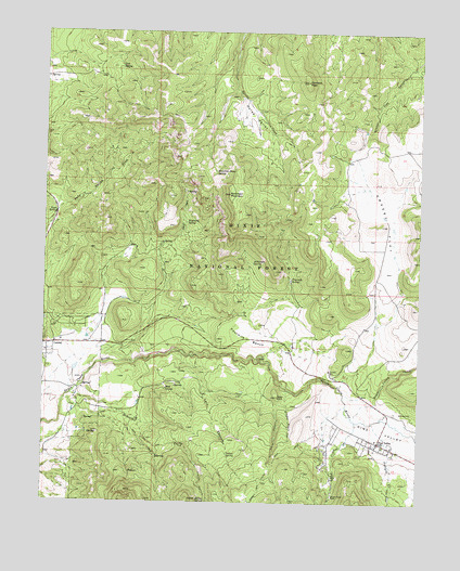 Central East, UT USGS Topographic Map
