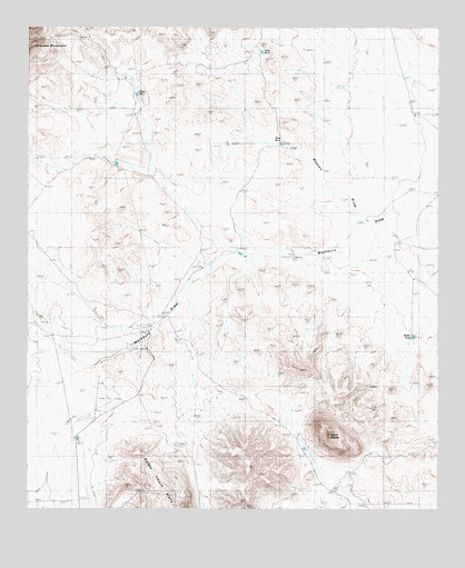 Cerro Diablo, TX USGS Topographic Map