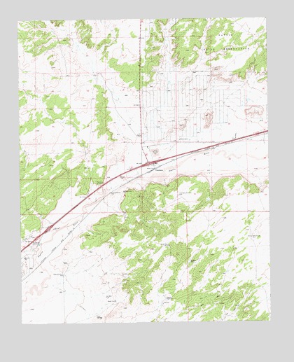Chambers, AZ USGS Topographic Map