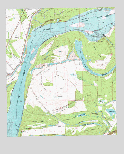 Chamblee, LA USGS Topographic Map